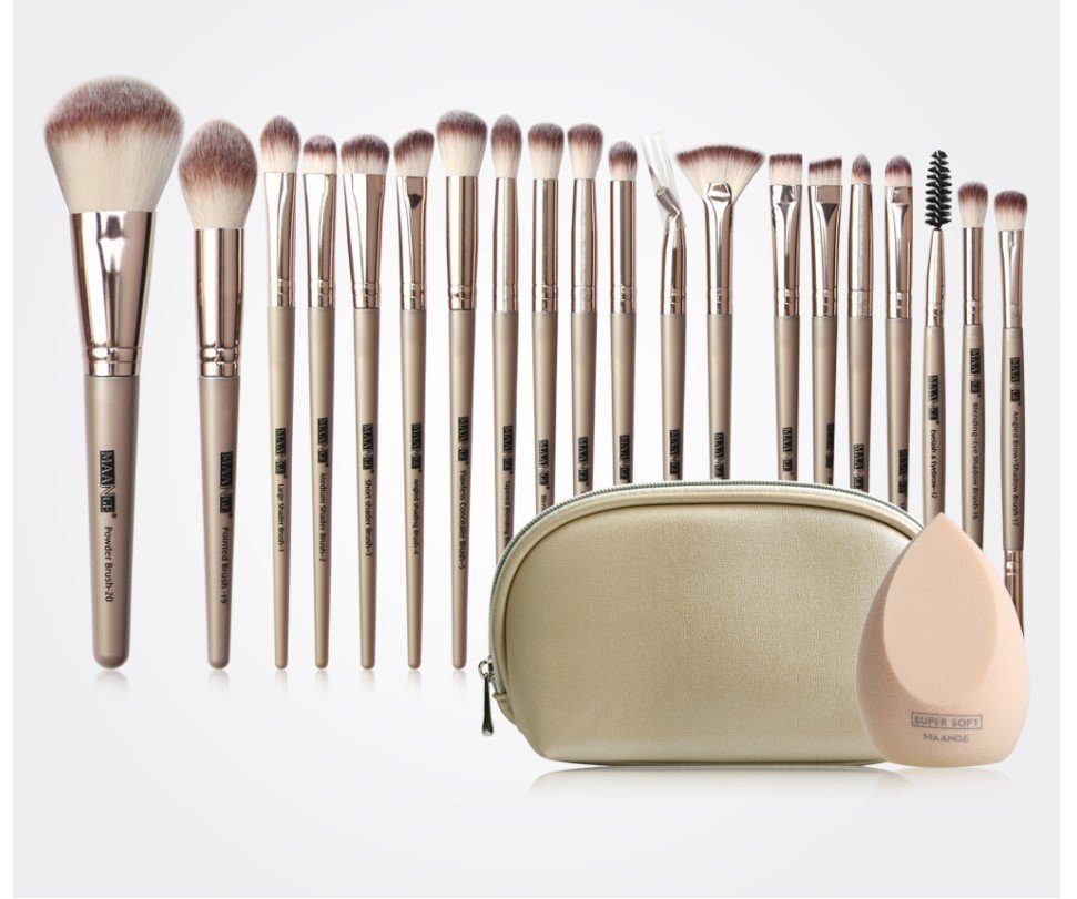 Makeup Brushes with Case 12/18/20 Pcs Set