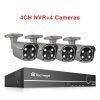 4CH NVR and 4 Camera