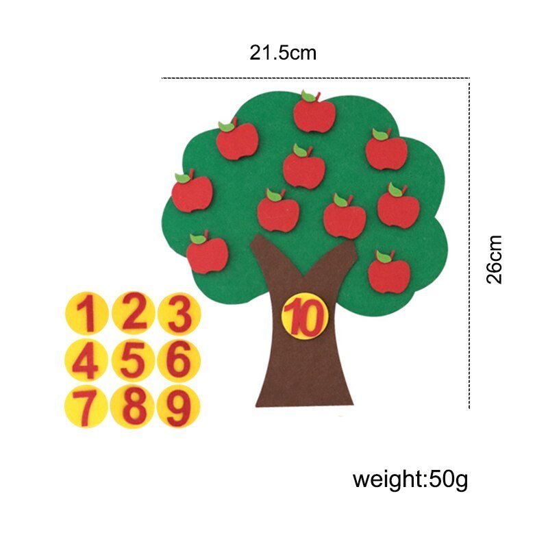 Educational Apple Tree Counting Toy