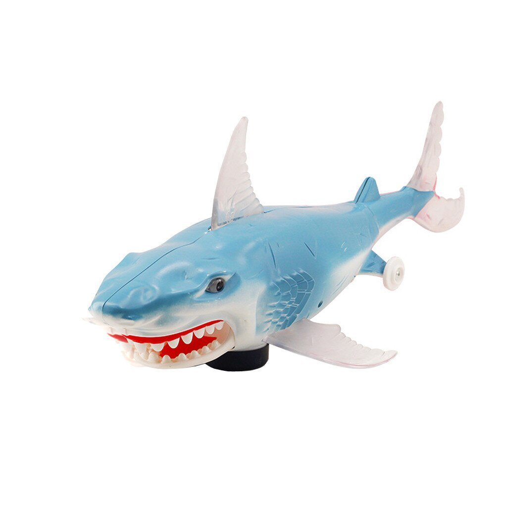 Electric Walking Shark Toy with Lights