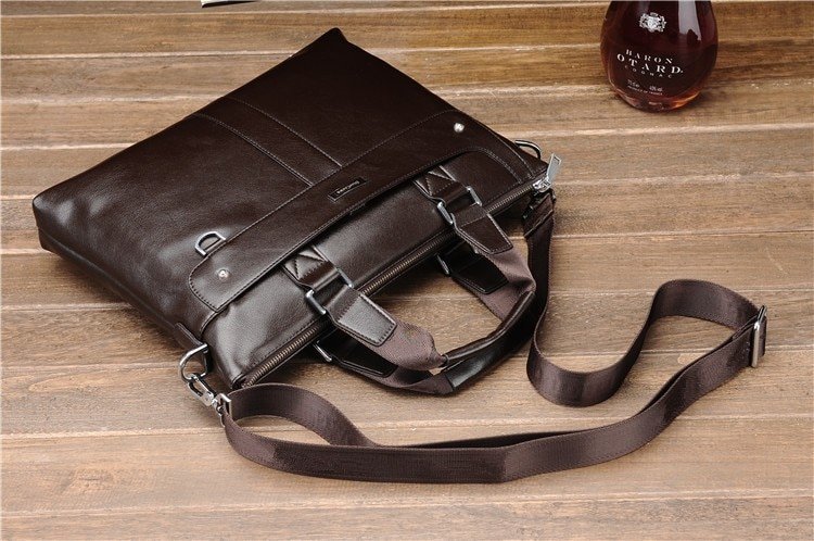 Men's Casual Leather Portfolio Bag