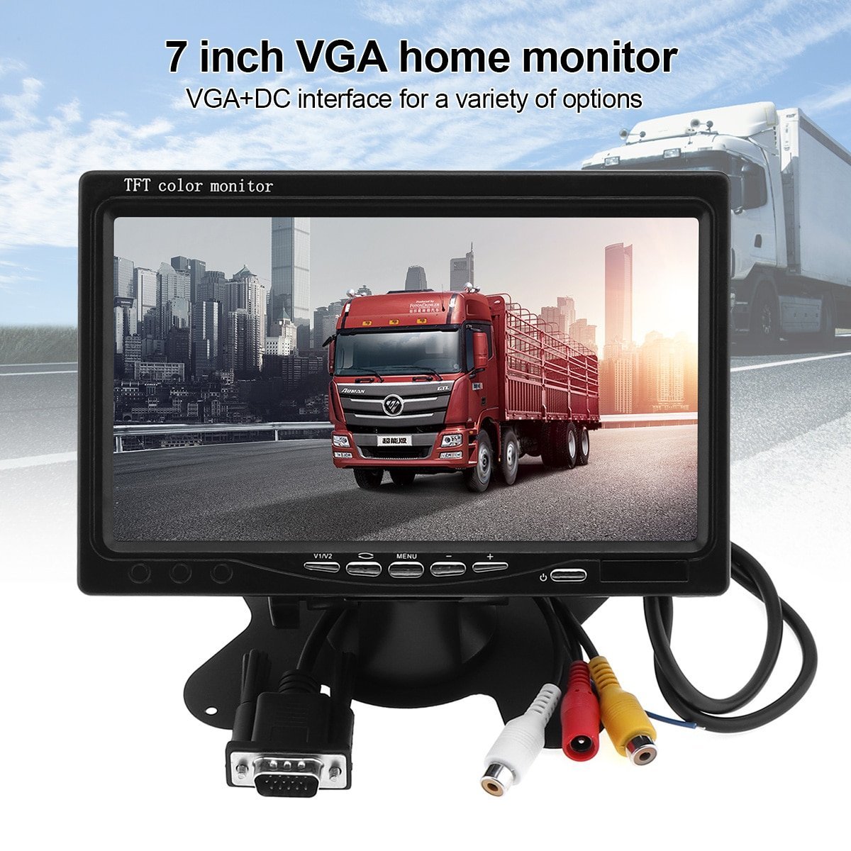 Ultra-Thin HD CCTV Monitor with VGA Interface