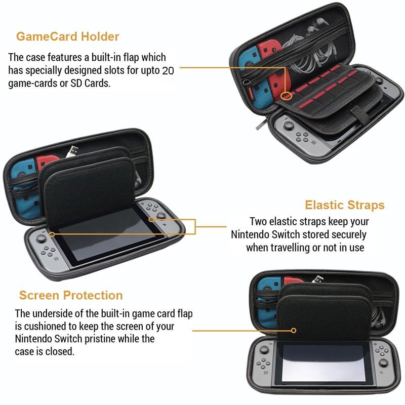 Portable Hard Shell Case for Console