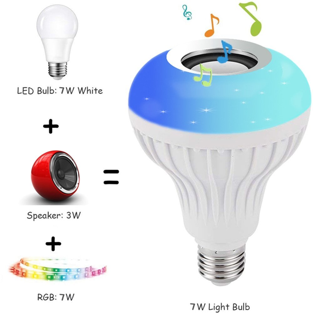 12W Smart LED Bulb with Speaker