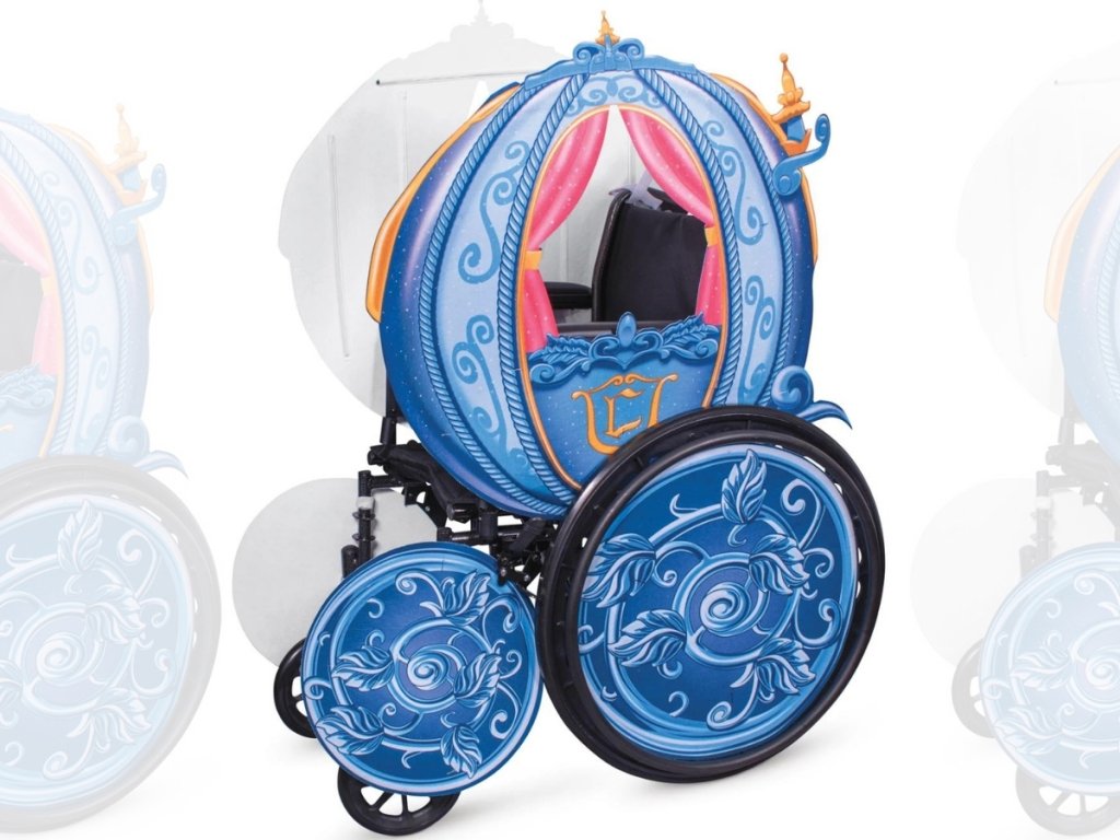 Cinderella's Coach Wheelchair Cover Set