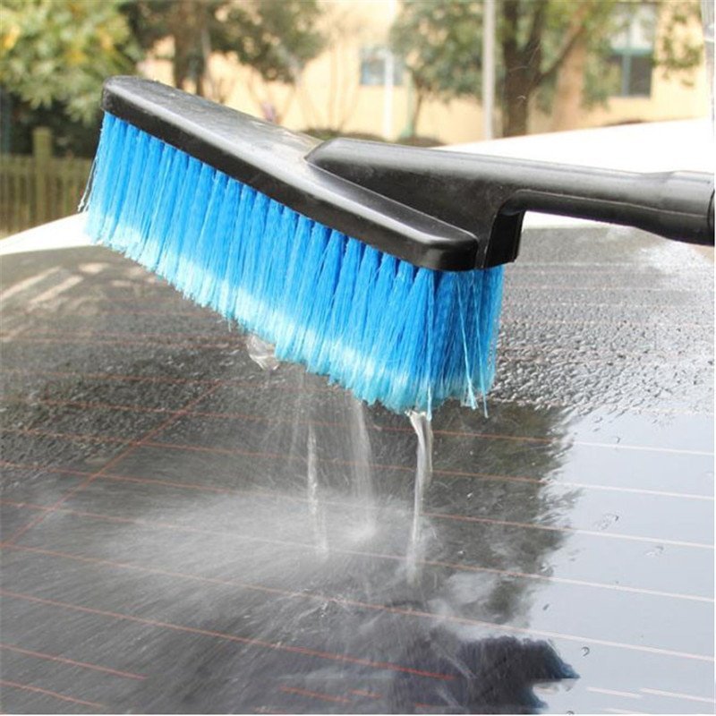 Retractable Water Flow Car Cleaning Brush