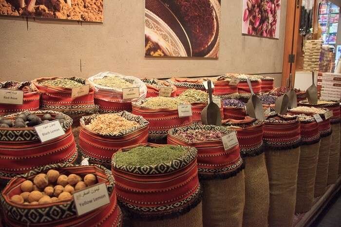 spices in souk