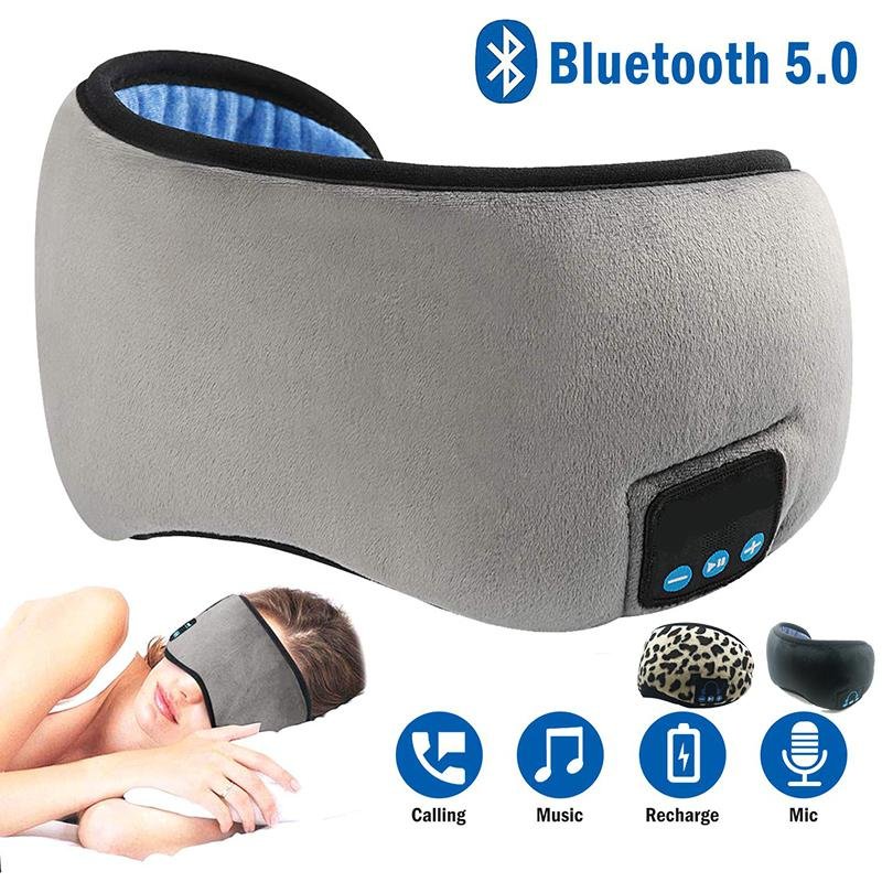 Wireless Bluetooth Sleeping Mask with Built-in Speakers