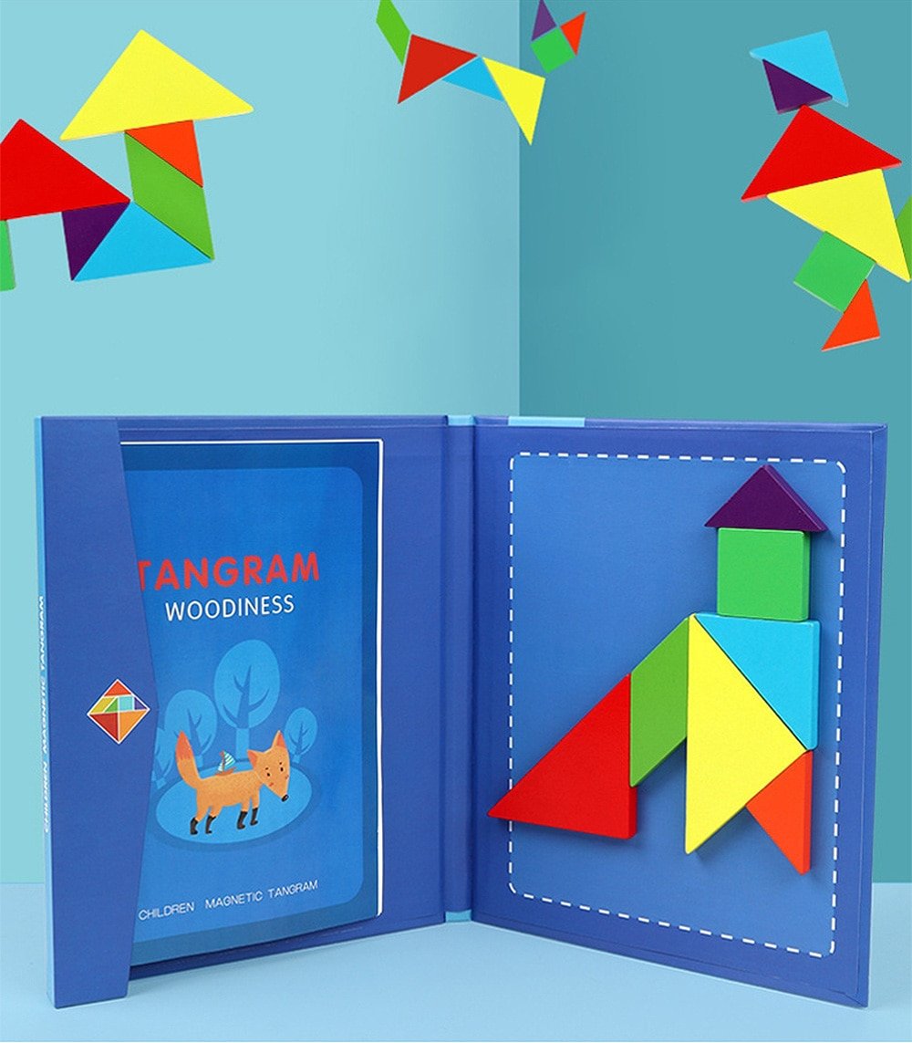 Magnetic Tangram Puzzle Book