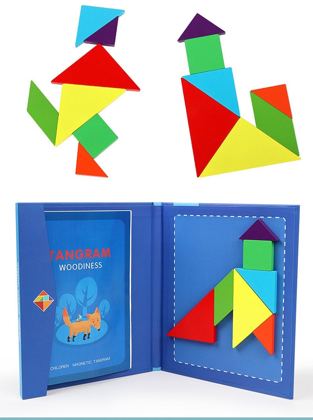 Magnetic Tangram Puzzle Book