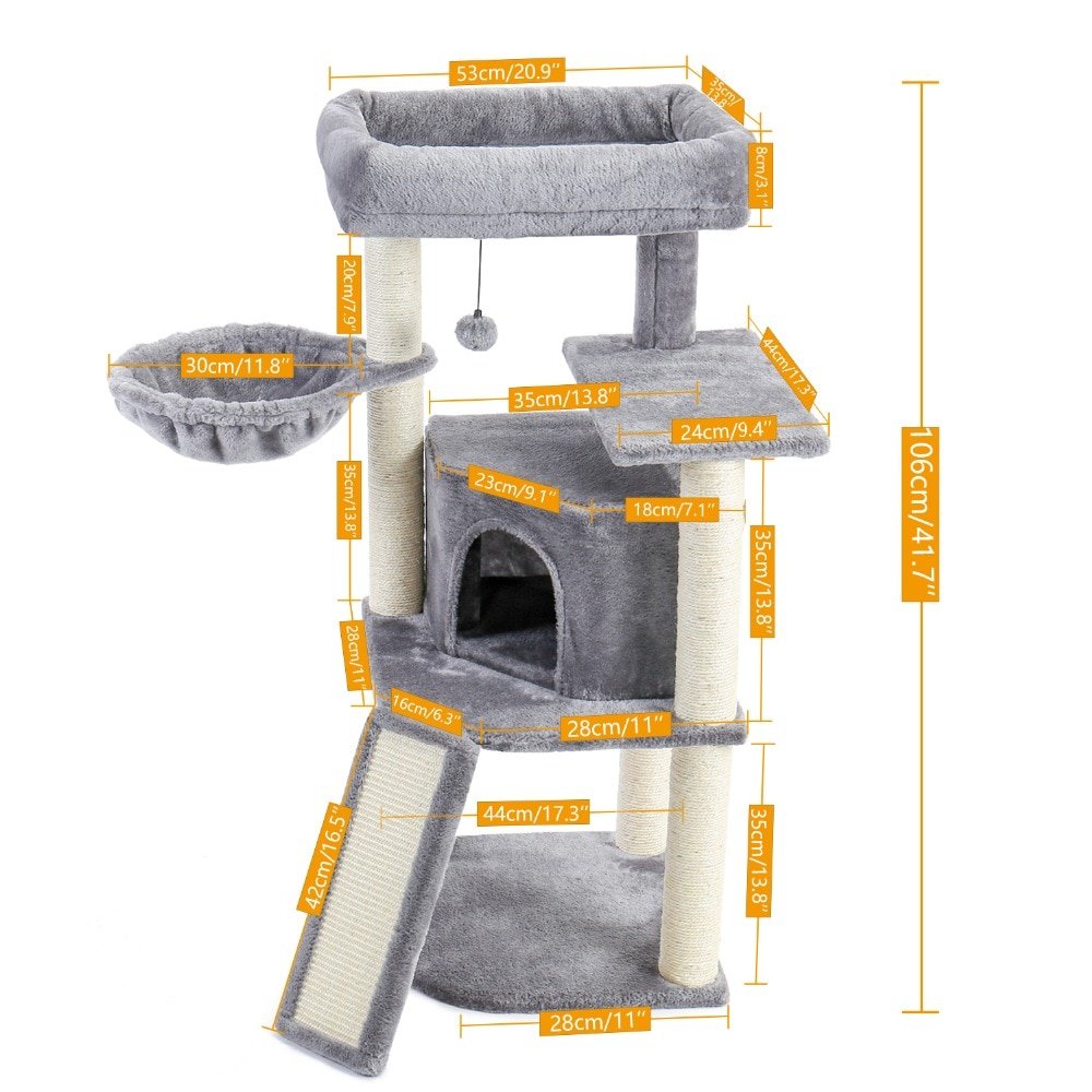 Happy Cat Tree House with Ladder